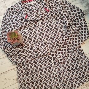 Foxcroft Wrinkle Free Button Down Top Shaped 12